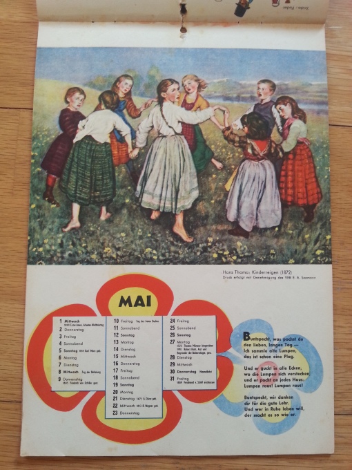 FröSi Kalender 1956