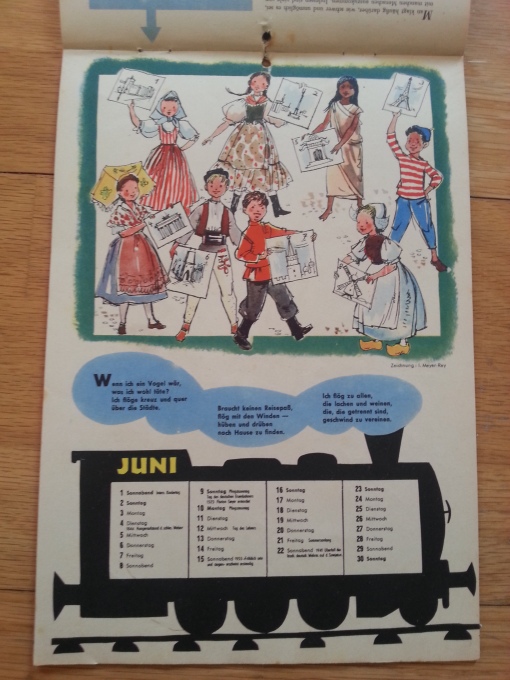 FröSi Kalender 1956